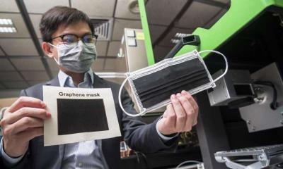 CityU researchers develop anti-bacterial graphene face masks