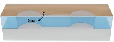 Graphene assists in studying gas dynamics at the nanoscale