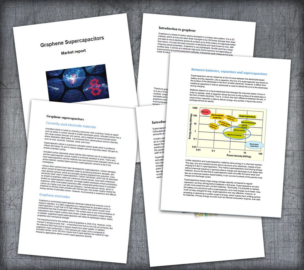 Graphene-Info overhauls its Graphene Supercapacitors Market Report