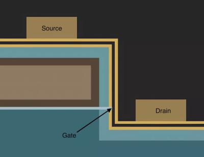 Researchers create miniscule graphene-MoS2 transistors