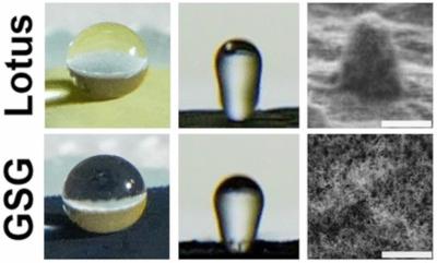 Researchers discover unique water-repellent graphene
