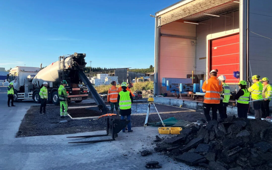 Graphene-enhanced concrete put to the test in Sundsvall